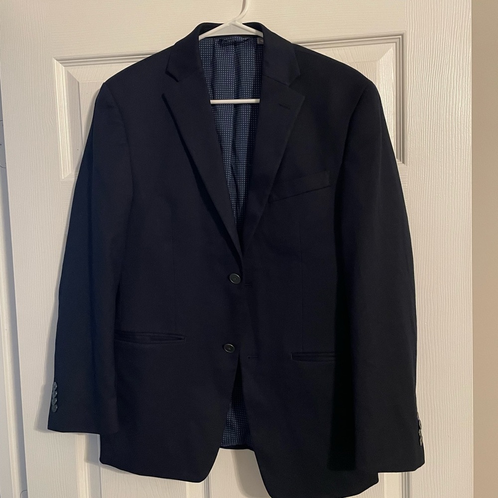 Michael Kors Black Sport Coat Tailored Silhouette